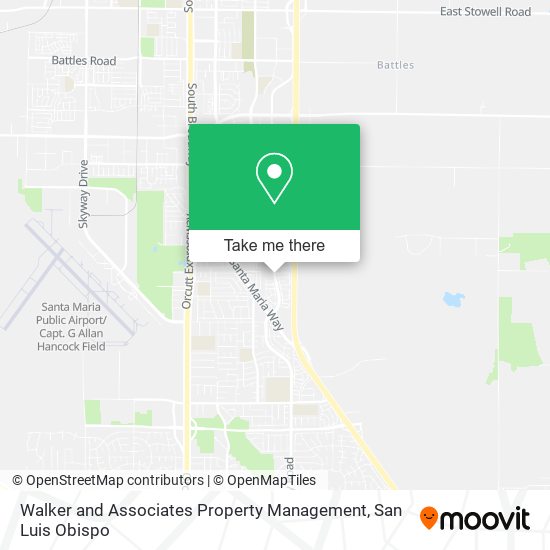 Walker and Associates Property Management map