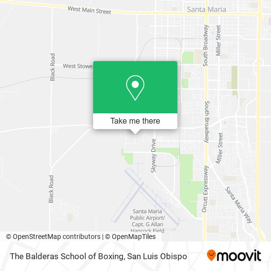 The Balderas School of Boxing map