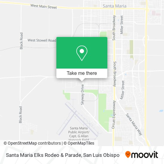 Mapa de Santa Maria Elks Rodeo & Parade