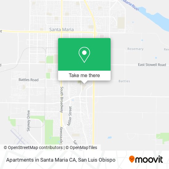 Apartments in Santa Maria CA map