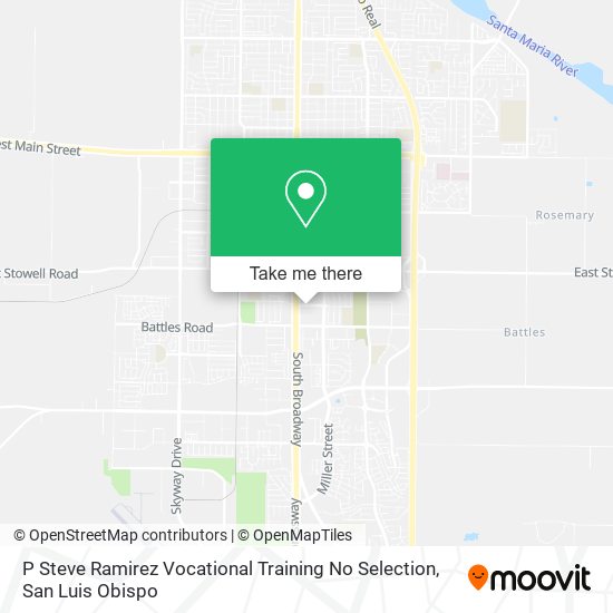 P Steve Ramirez Vocational Training No Selection map