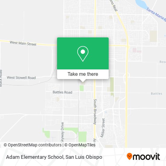 Adam Elementary School map