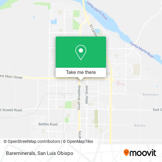 Bareminerals map