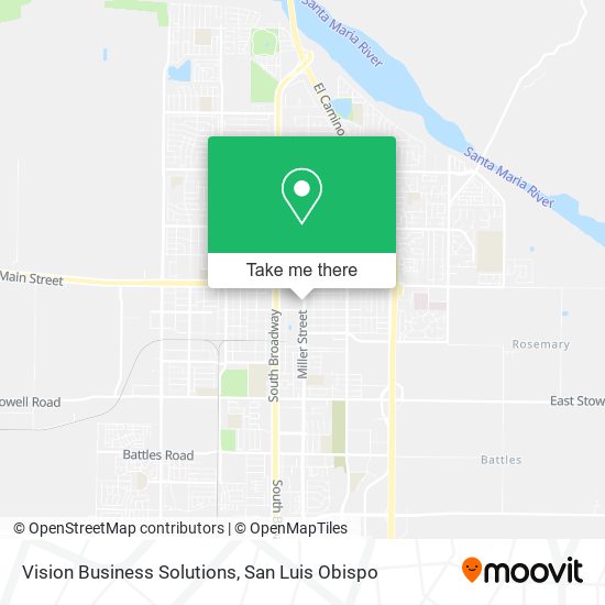 Vision Business Solutions map
