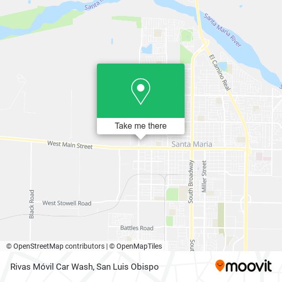 Rivas Móvil Car Wash map