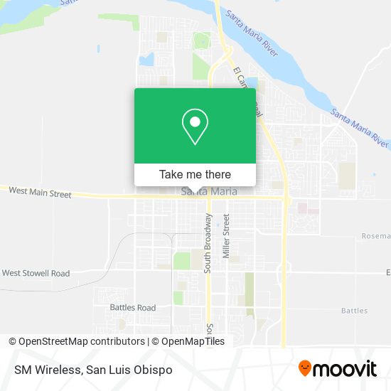 Mapa de SM Wireless