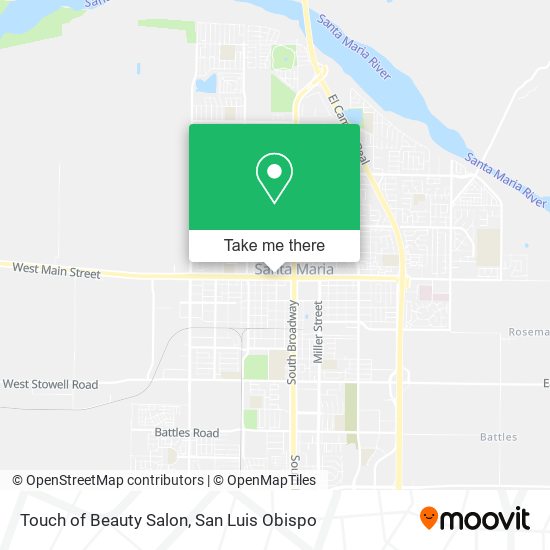 Touch of Beauty Salon map