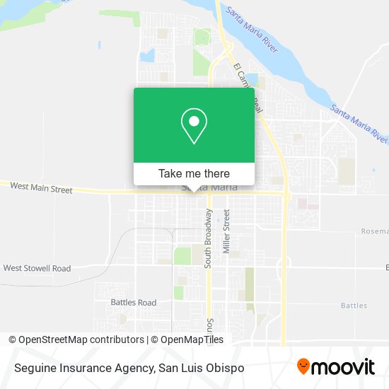 Seguine Insurance Agency map