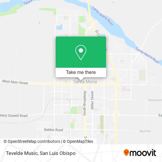 Tevelde Music map