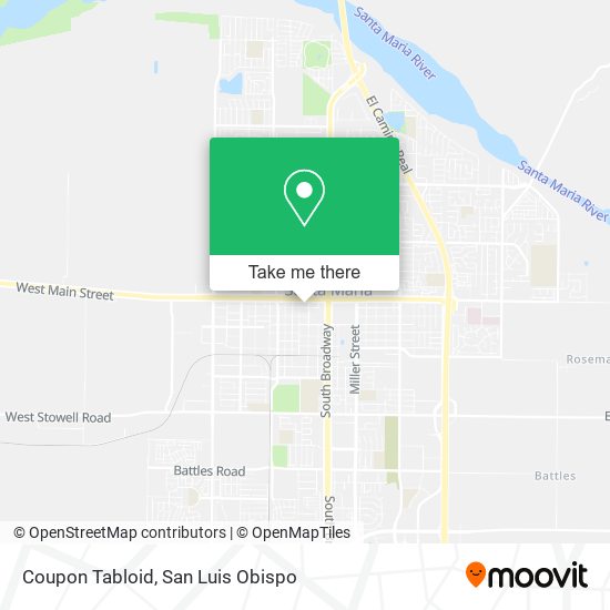 Coupon Tabloid map