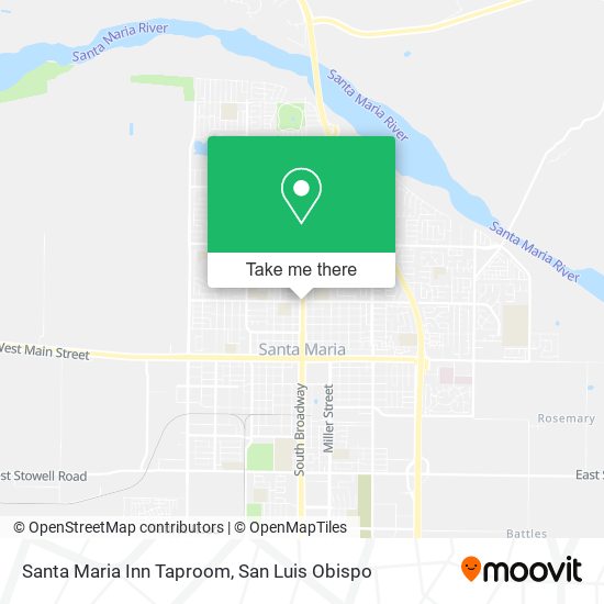 Santa Maria Inn Taproom map
