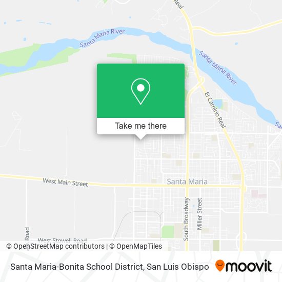 Mapa de Santa Maria-Bonita School District