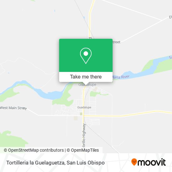 Mapa de Tortilleria la Guelaguetza