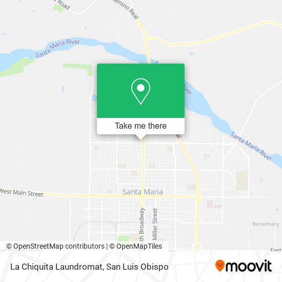 La Chiquita Laundromat map