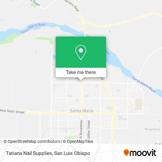 Mapa de Tatiana Nail Supplies