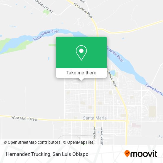 Mapa de Hernandez Trucking