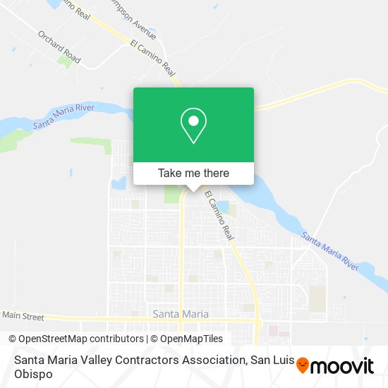 Mapa de Santa Maria Valley Contractors Association