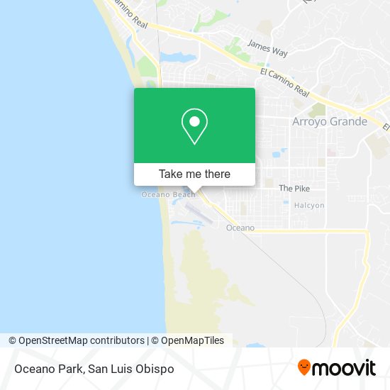 Oceano Park map