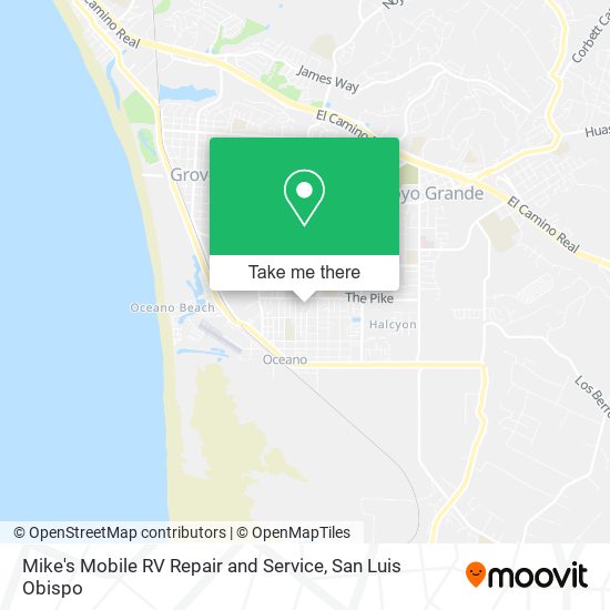 Mapa de Mike's Mobile RV Repair and Service