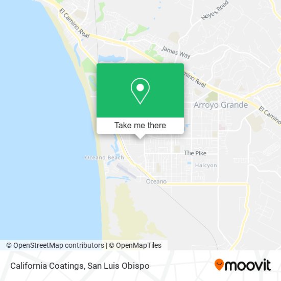 California Coatings map