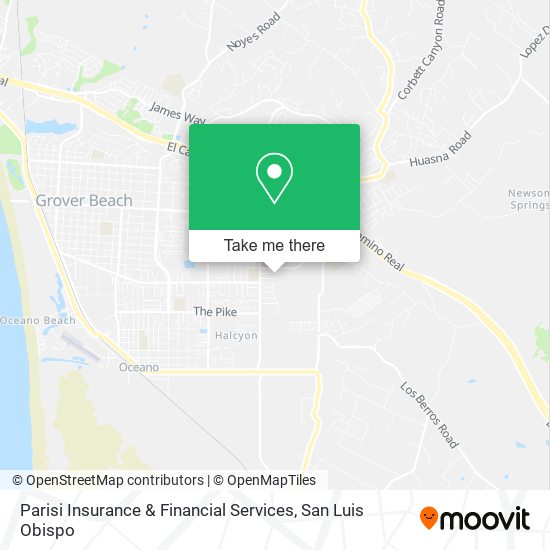 Parisi Insurance & Financial Services map