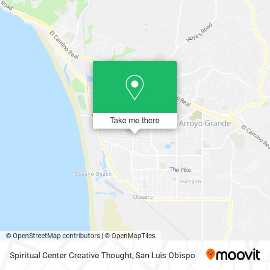 Spiritual Center Creative Thought map