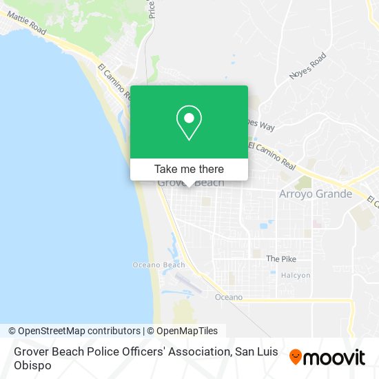 Grover Beach Police Officers' Association map