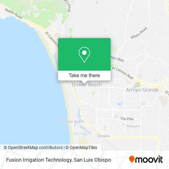 Mapa de Fusion Irrigation Technology
