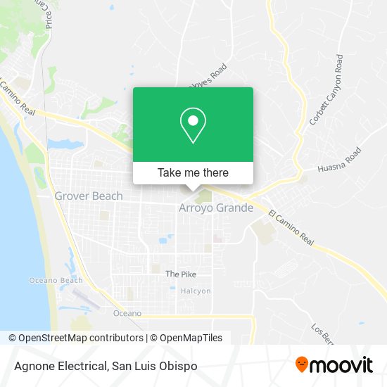 Agnone Electrical map