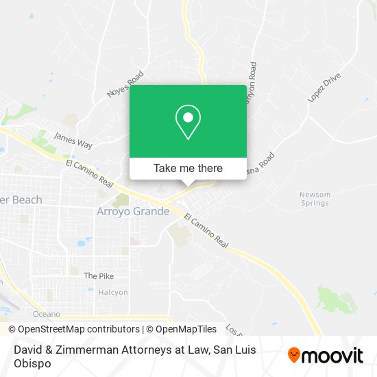 David & Zimmerman Attorneys at Law map
