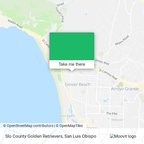 Mapa de Slo County Golden Retrievers