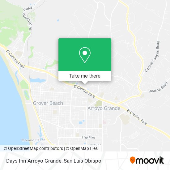 Days Inn-Arroyo Grande map