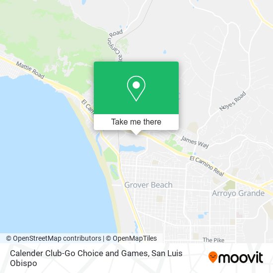 Calender Club-Go Choice and Games map