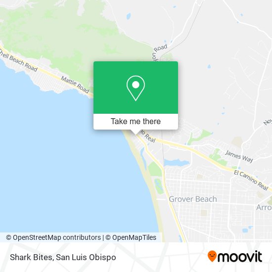 Shark Bites map