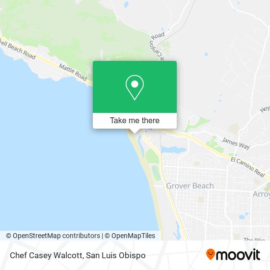 Chef Casey Walcott map