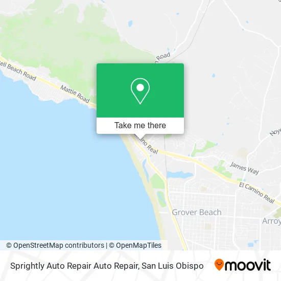 Mapa de Sprightly Auto Repair Auto Repair