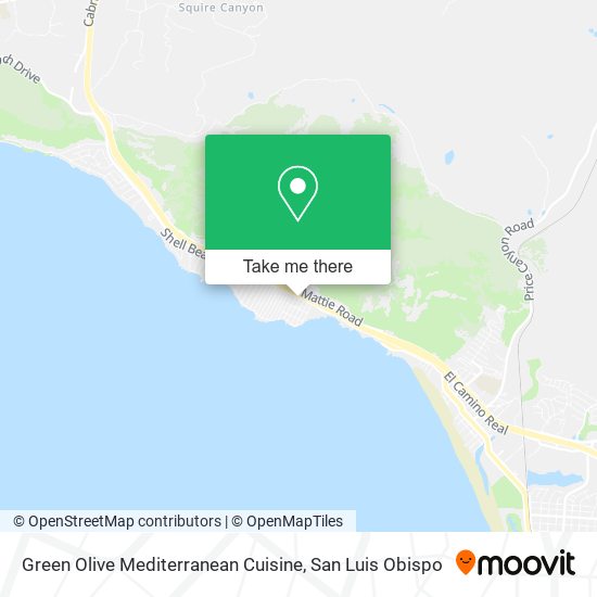 Mapa de Green Olive Mediterranean Cuisine
