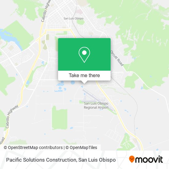 Mapa de Pacific Solutions Construction