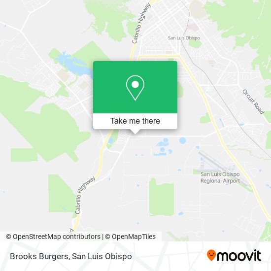 Brooks Burgers map