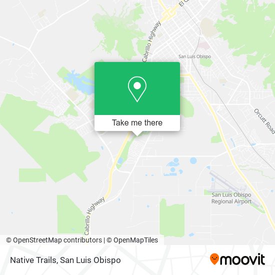 Native Trails map