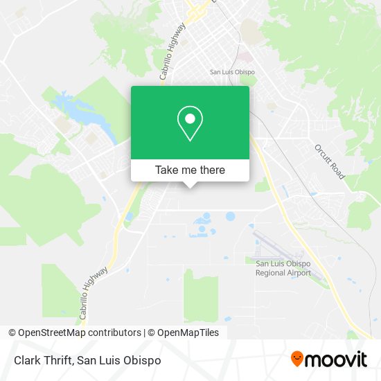 Clark Thrift map