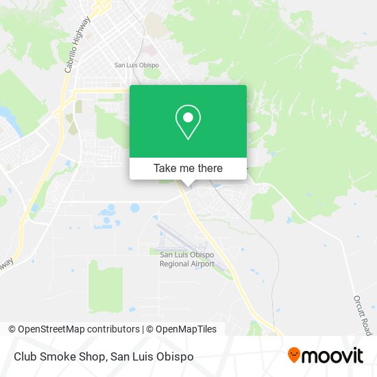 Mapa de Club Smoke Shop