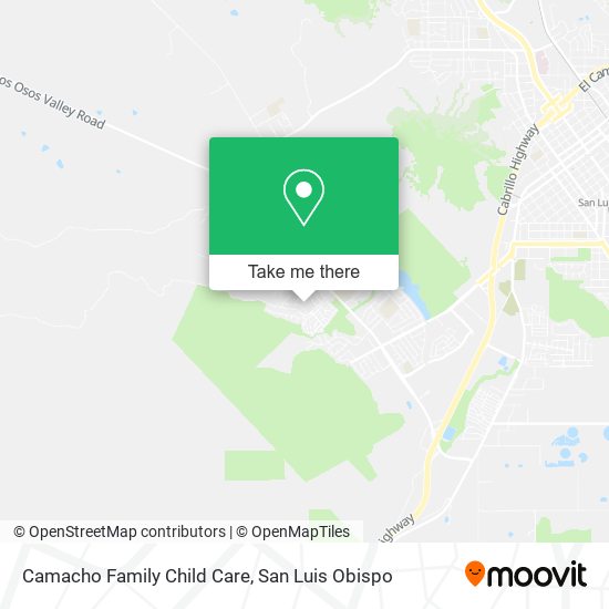 Mapa de Camacho Family Child Care