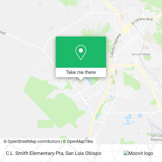 C.L. Smith Elementary Pta map