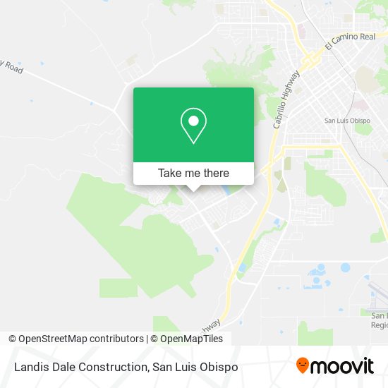 Landis Dale Construction map