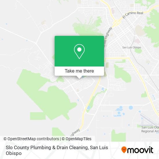 Slo County Plumbing & Drain Cleaning map