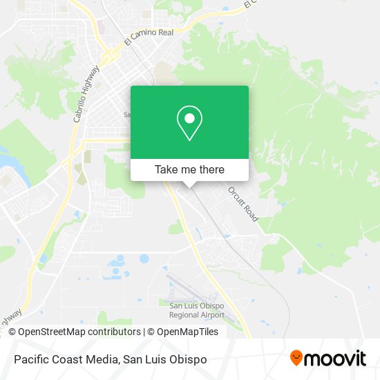 Pacific Coast Media map