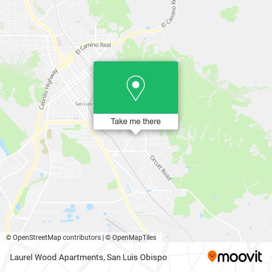 Mapa de Laurel Wood Apartments