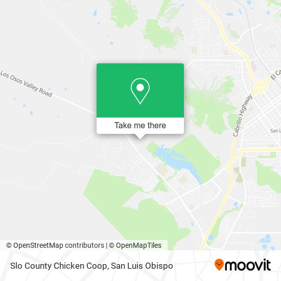 Slo County Chicken Coop map