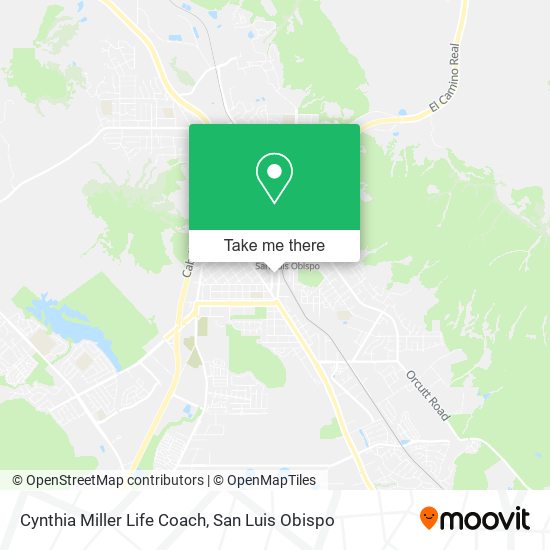 Mapa de Cynthia Miller Life Coach
